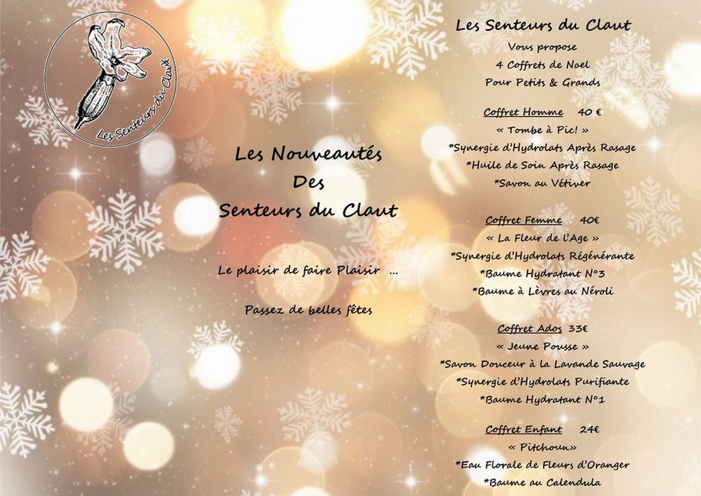 Nouveautés pour les Fêtes 2020