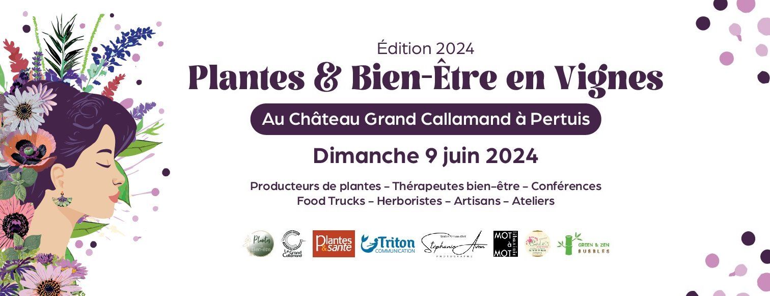 Plantes et Bien-Être en vignes à Pertuis, 9 juin 2024